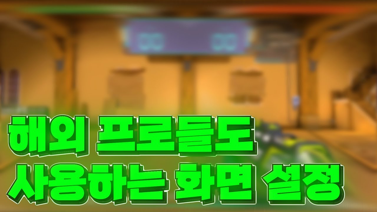 발로란트 해외에서 난리난 화면 설정법 | 프로들도 사용함 ㄷㄷ
