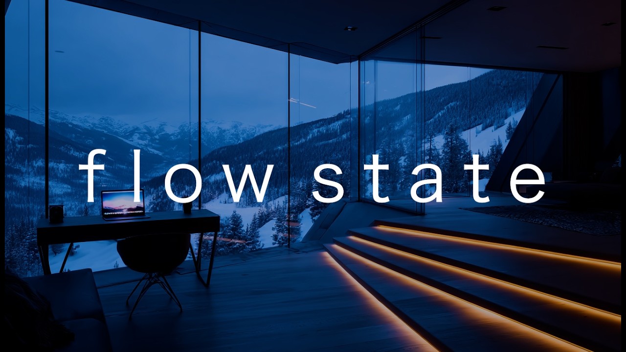 Deep Work Focus Music – Quiet Luxury Winter Penthouse Office for Study & Coding（Flow State）