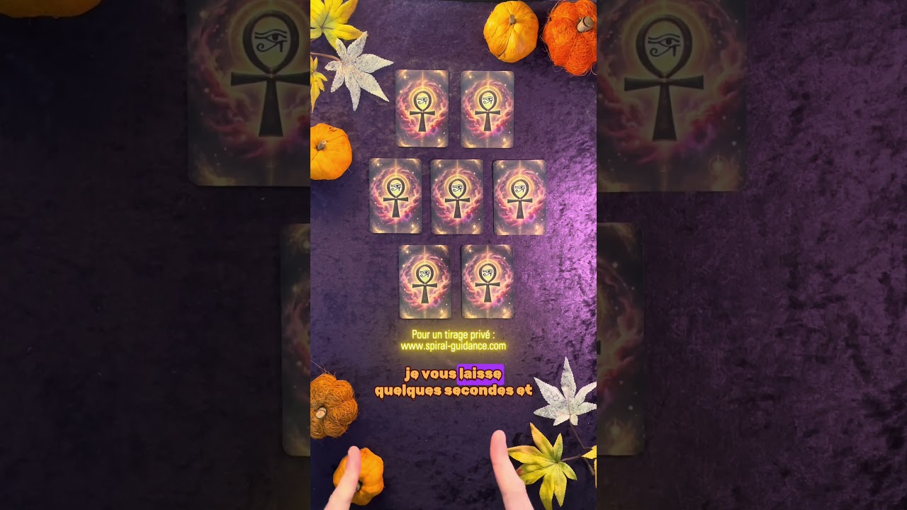 🎃 Choisis une carte et re&ccedil;ois un pr&eacute;cieux message ! #guidance #cartomancie #oracle #tirage