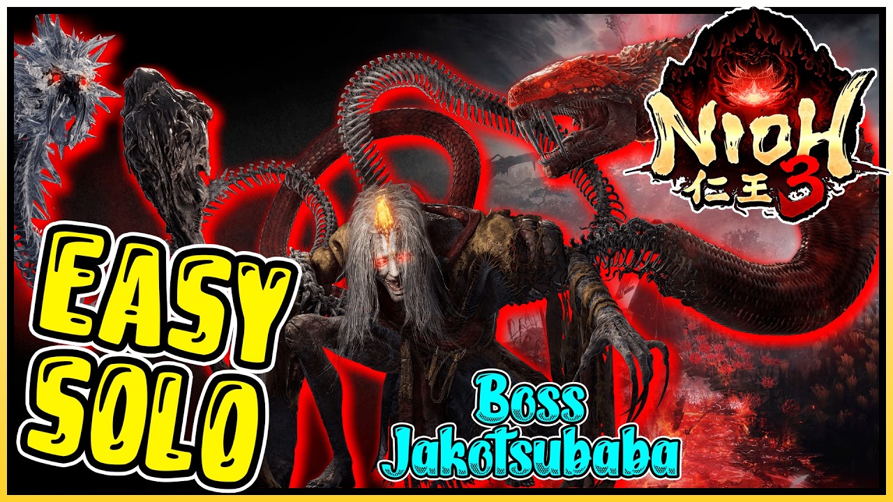 NIOH 3 | Derrota al 2º BOSS Fácil y Solo | JAKOTSUBABA