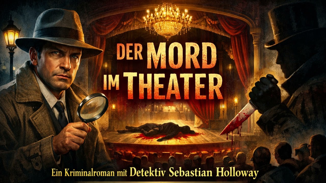 Detektiv Sebastian Holloway: Der Mord im Theater | Komplettes Hörbuch | Dramatischer Bühnen-Krimi