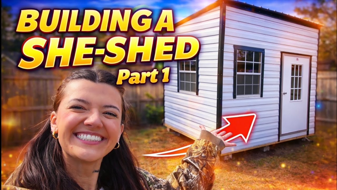 BUILDING A SHE-SHED PART 1: The Delivery