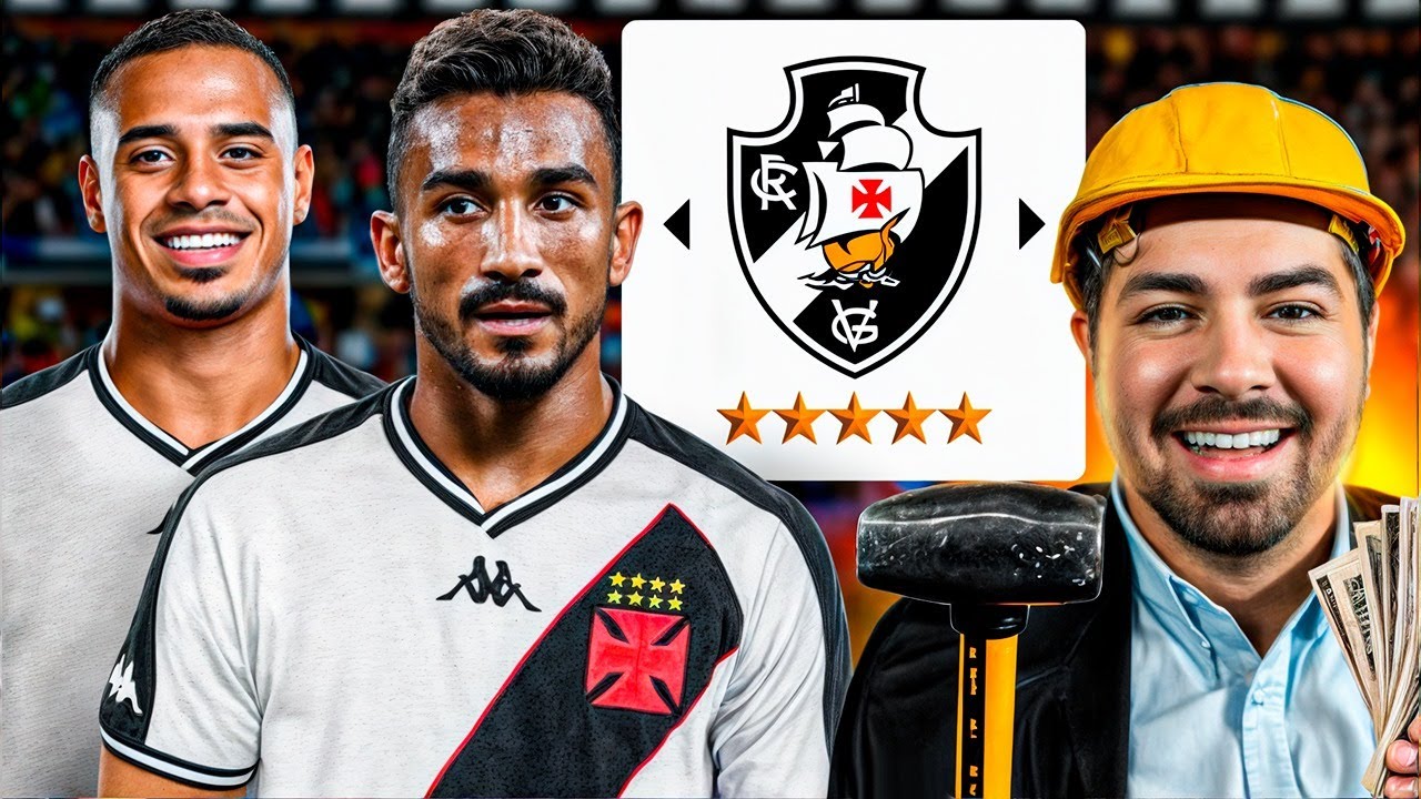 INVESTI 1 BILHÃO DE EUROS NO VASCO! E RECONSTRUI DA MANEIRA CERTA O TIME