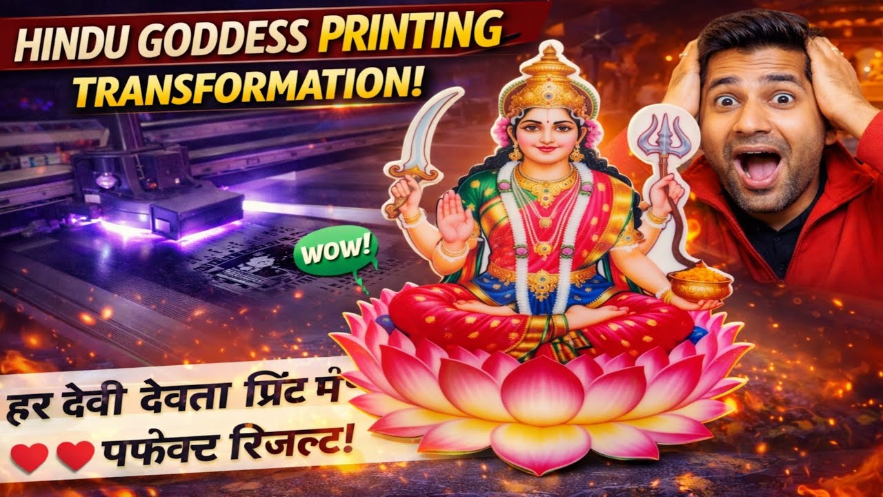 UV Printing Blocking 💯 | UV 0–40T Print Kaise Hota Hai? | UV Printing Machine #ravivloga118