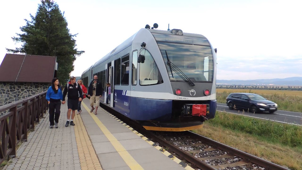 ZSSK 840 006-1 - Os 8414 (příjezd a odjezd) - Veľká Lomnica-Golf