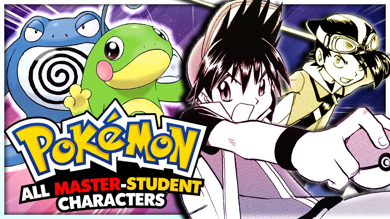 Все персонажи Мастера и Ученика (Pokémon Adventures)