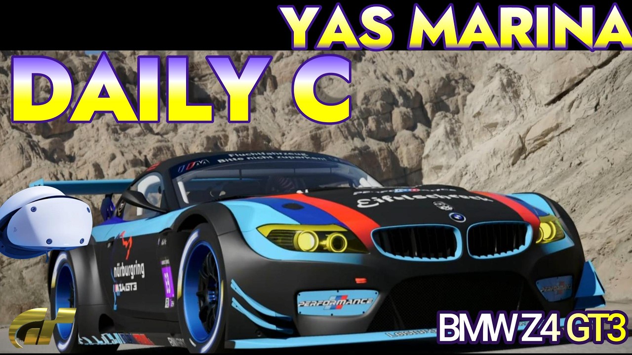 Yas Marina Daily C BMW Z4 GT3 Psvr2 Onboard