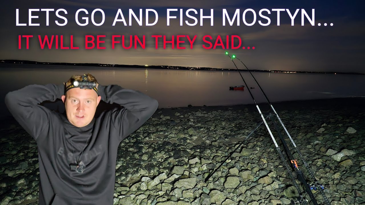 FISHING FOR RAYS AT MOSTYN DOCKS - USING MY ICON M SPORT XD RODS