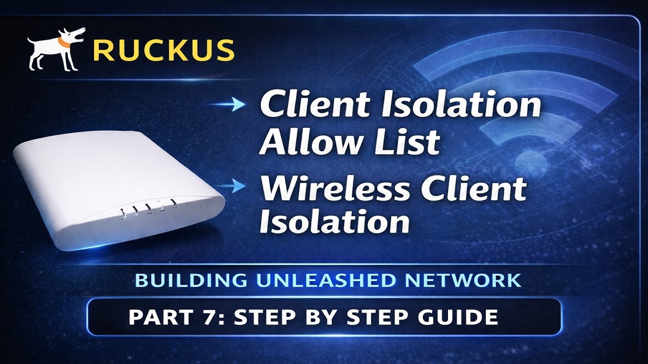 Client Isolation Allow List | Wireless Client Isolation  | Access Control List | Ruckus Unleashed