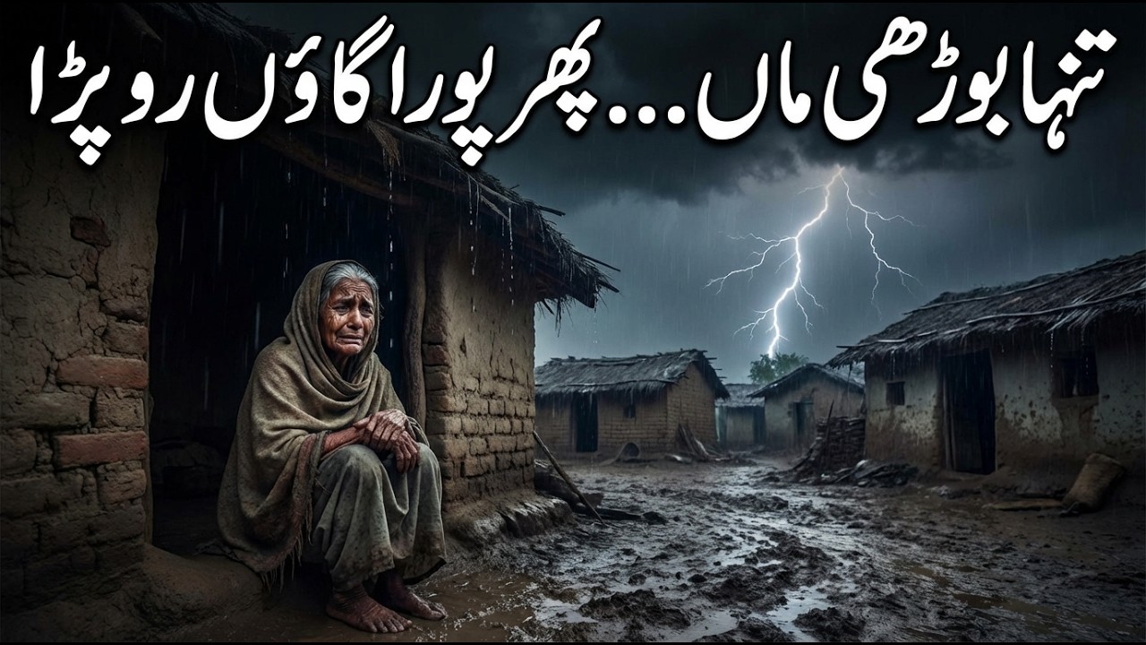 Ghareeb Buzurg Maa ko Gaon Walon ne Tanha Chhor Diya… Phir Ek Raat Aisa Hua Ke Pura Gaon Ro Pada