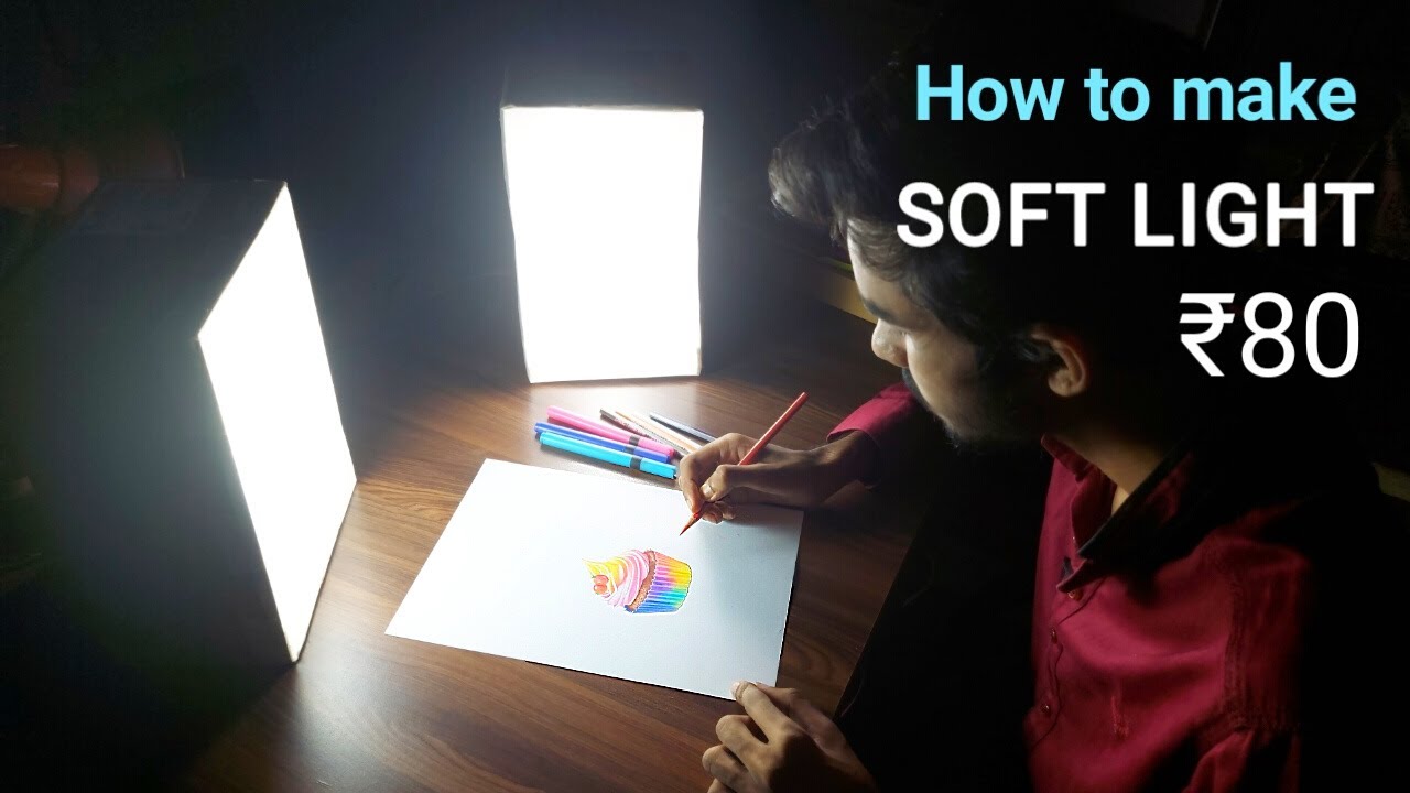How to make soft light for Art Studio | My lighting setup