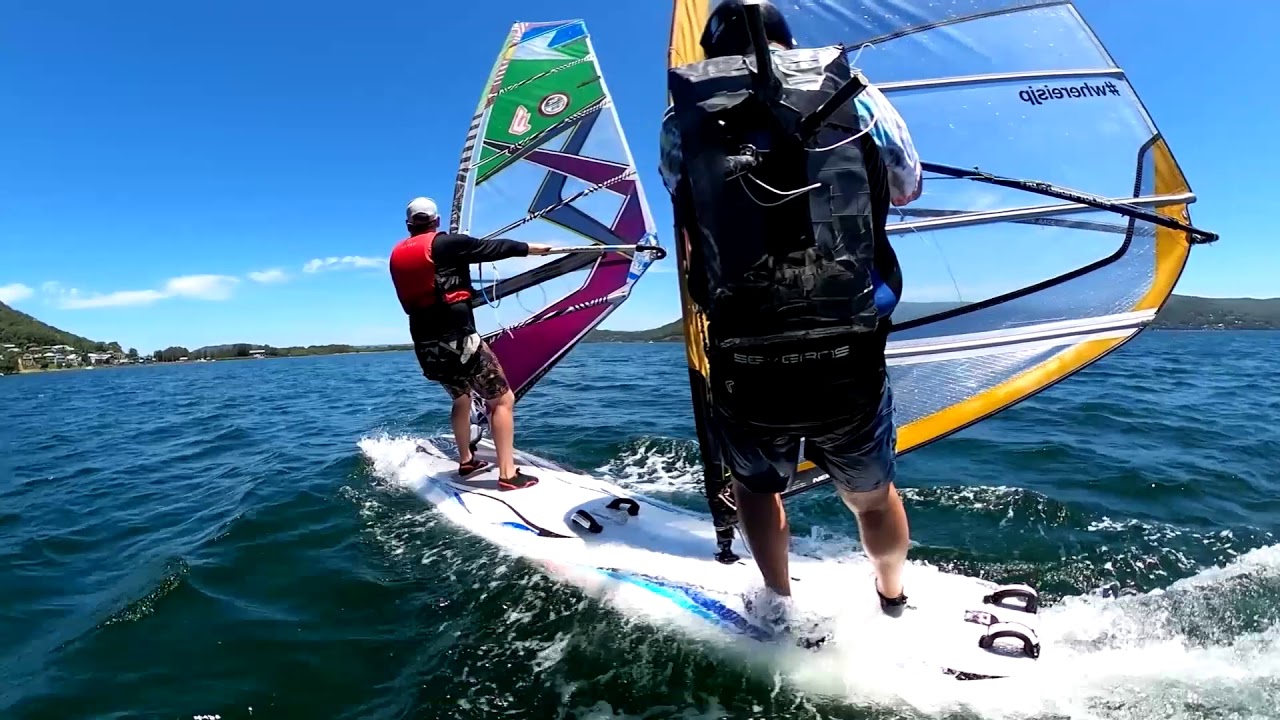 Windsurf Raceboard challenge day 3 and 4 tandem and marathon