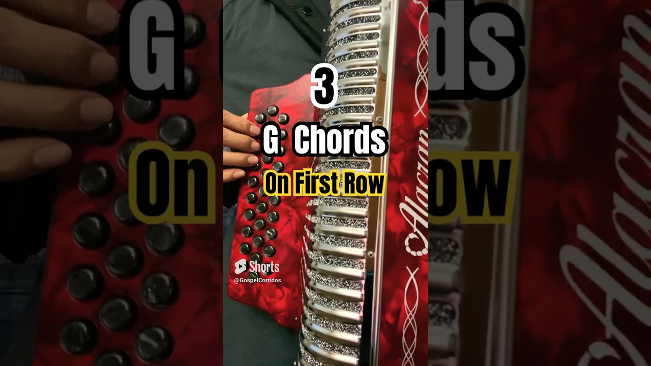 Diatonic Accordion - G Chord on Accordion #accordion #acorde&oacute;n #garmon #diatonicaccordion #tutorial