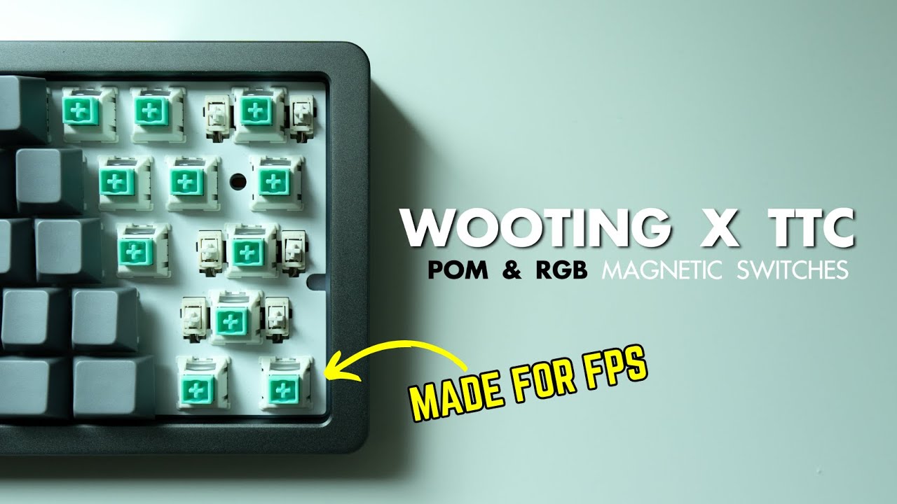 Movement Feels SO Good with These Switches! | Wooting x TTC KOM POM & RGB