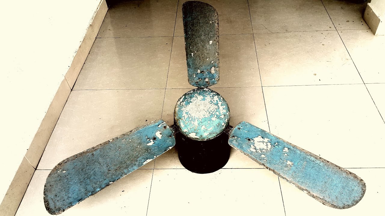 Restoration antique Russian technology ceiling fan