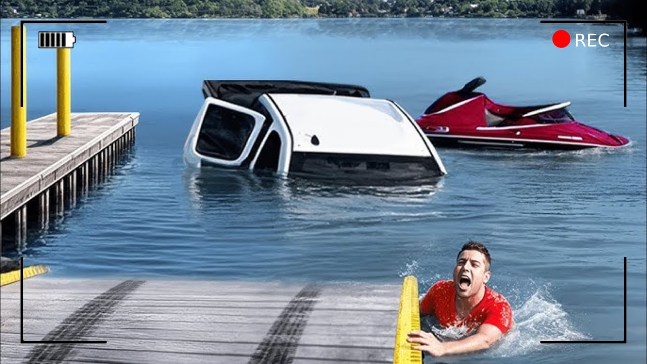 IDIOTS AT THE BOAT RAMP!#usa#karma #epicfails