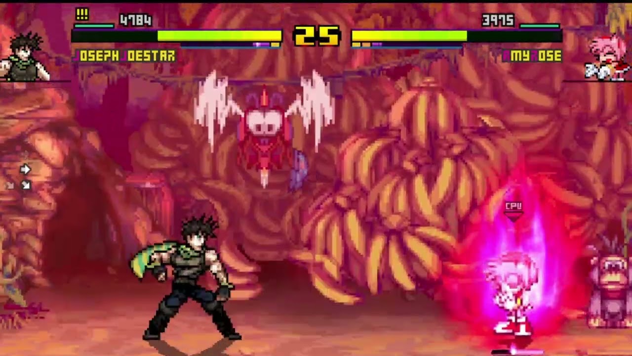 JOJO chars ( me ) VS Amy ( Cpu )