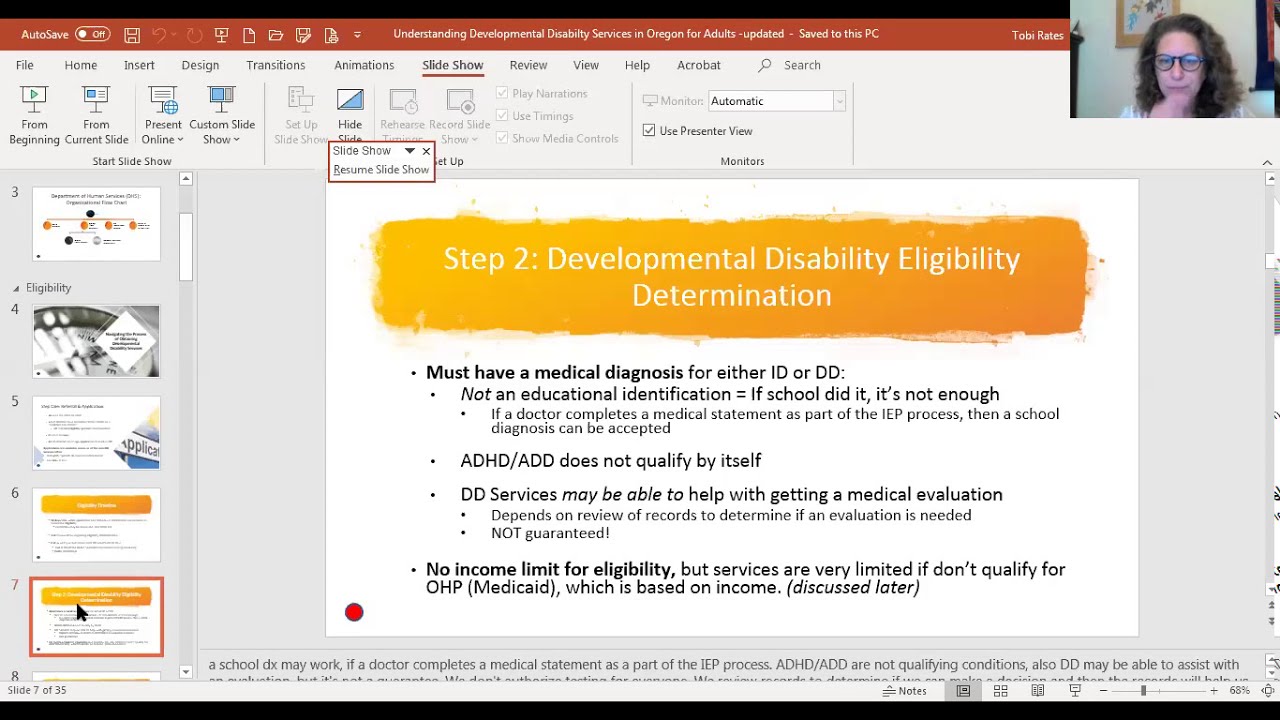 Understanding Disability Services in Oregon for Adults (June 2020)