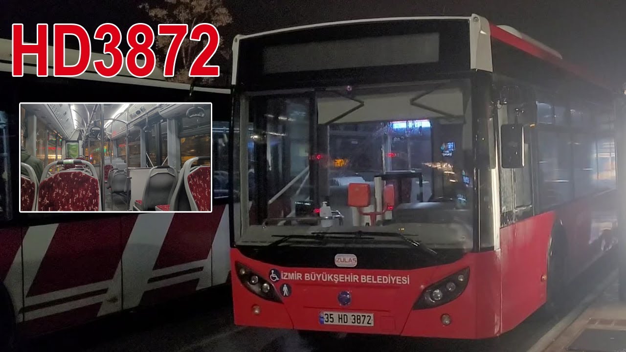 İzulaş 3872 | Temsa Avenue LF | Gece Fırtınası Eşliğinde Seyir