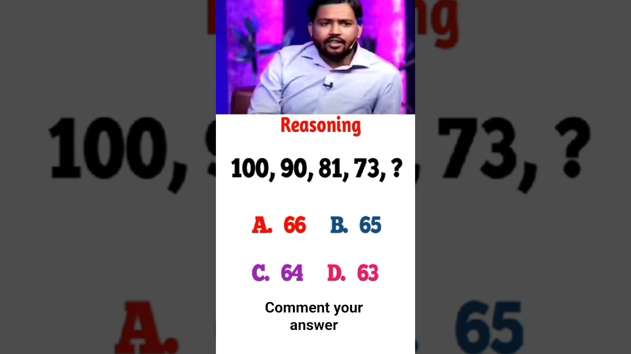 “UPSC | SSC | SSC GD: Most Important Maths & Reasoning Questions”# shorts 
