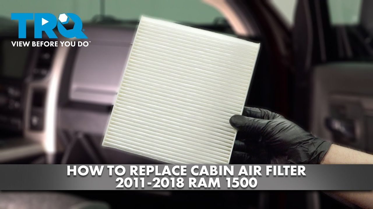 How to Replace Cabin Air Filter 2011-2018 Ram 1500
