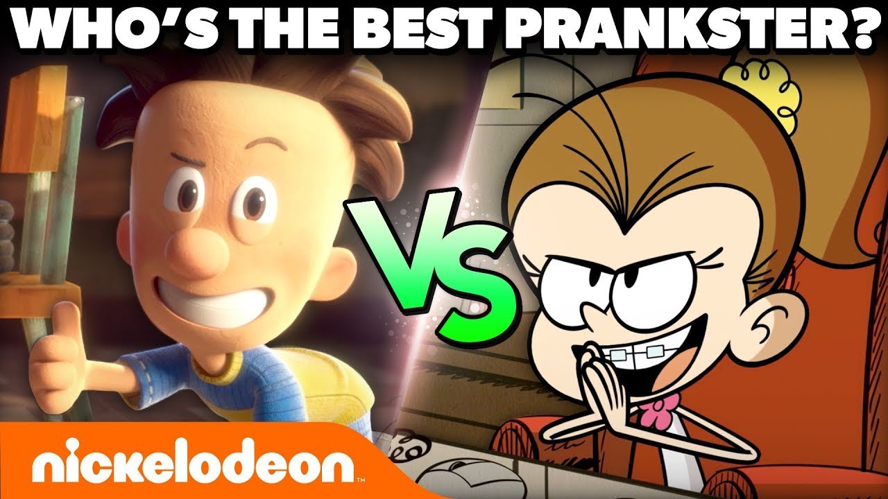 Big Nate vs Luan Loud 🤪 Who's The Best Prankster? | Nicktoons