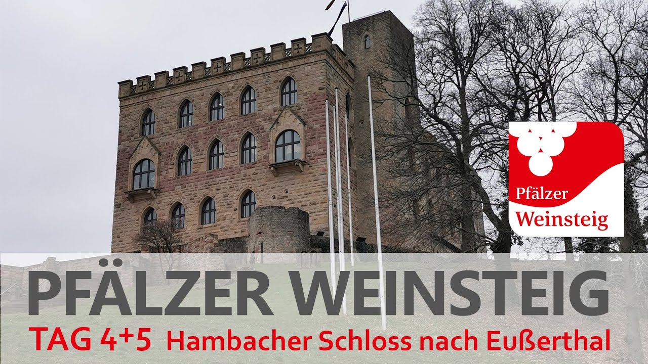 Pfälzerwald - Wandern auf dem Pfälzer Weinsteig [Tag 4+5] Hambacher Schloss, Kalmit, Friedensdenkmal