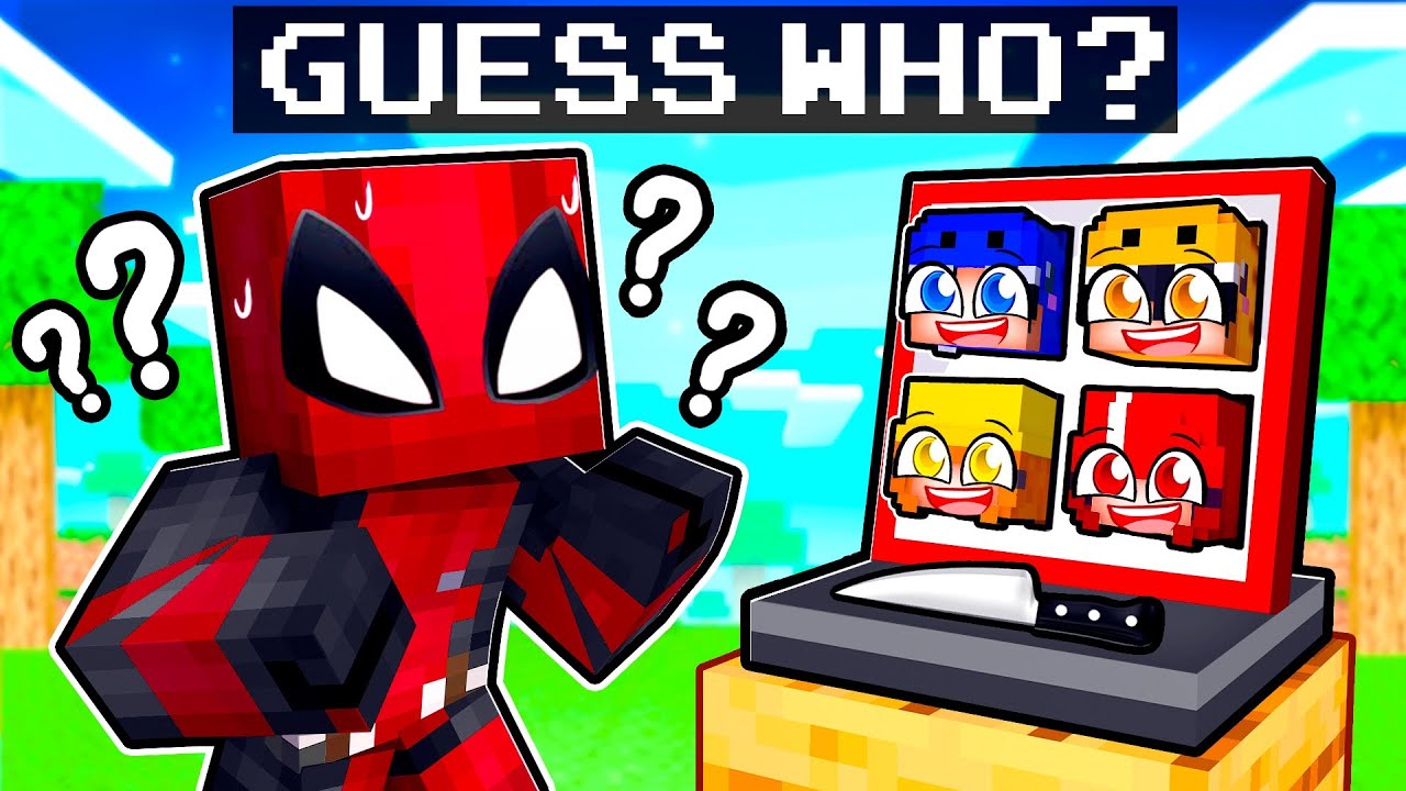 DEADPOOL GUESS WHO in Minecraft!