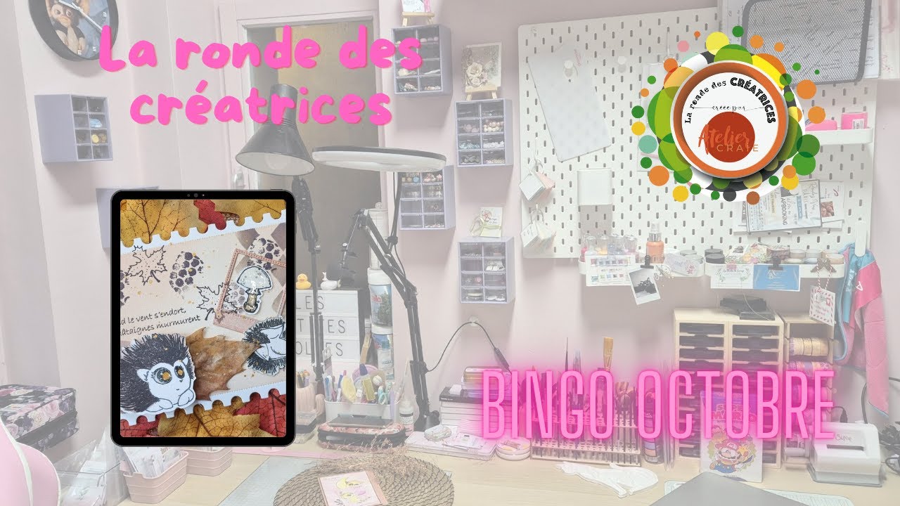 LA RONDE DES CREATRICES - Bingo octobre @lapetitefrancaiseconcept @ateliercraie-Sandrine