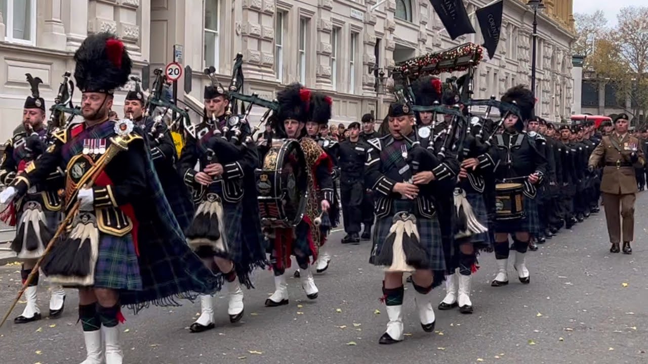FABULOUS! THE ROYAL TANK REGIMENT REMEMBRANCE DAY 2023 | ANNUAL CENOTAPH  PARADE!