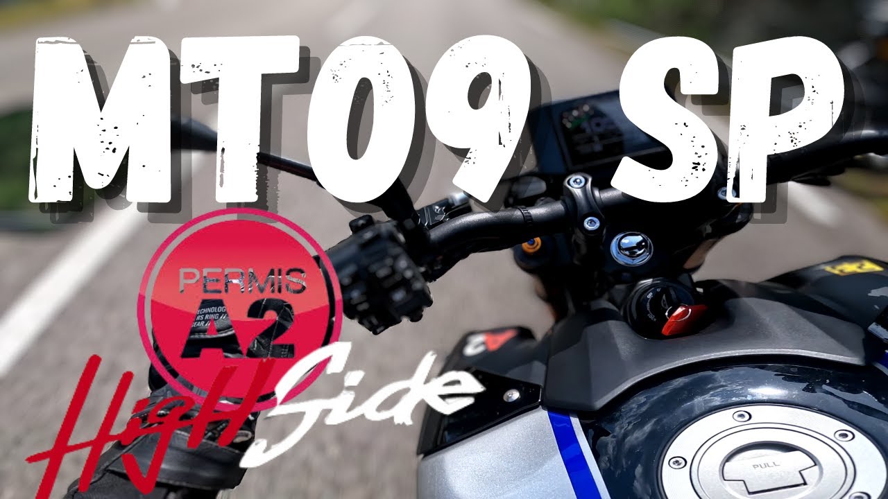 Test de la Yamaha MT09 SP en A2 au HighSide !!! Incroyable !