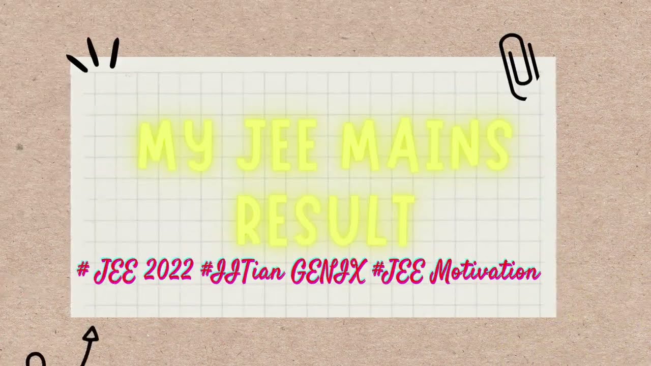MY JEE MAINS RESULT !!       #Jee 2023   #Jee motivation