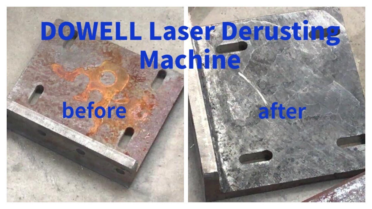DOWELL 500W Laser Derusting Machine/Laser Cleaning Machine-Easily Remove Metal Rust