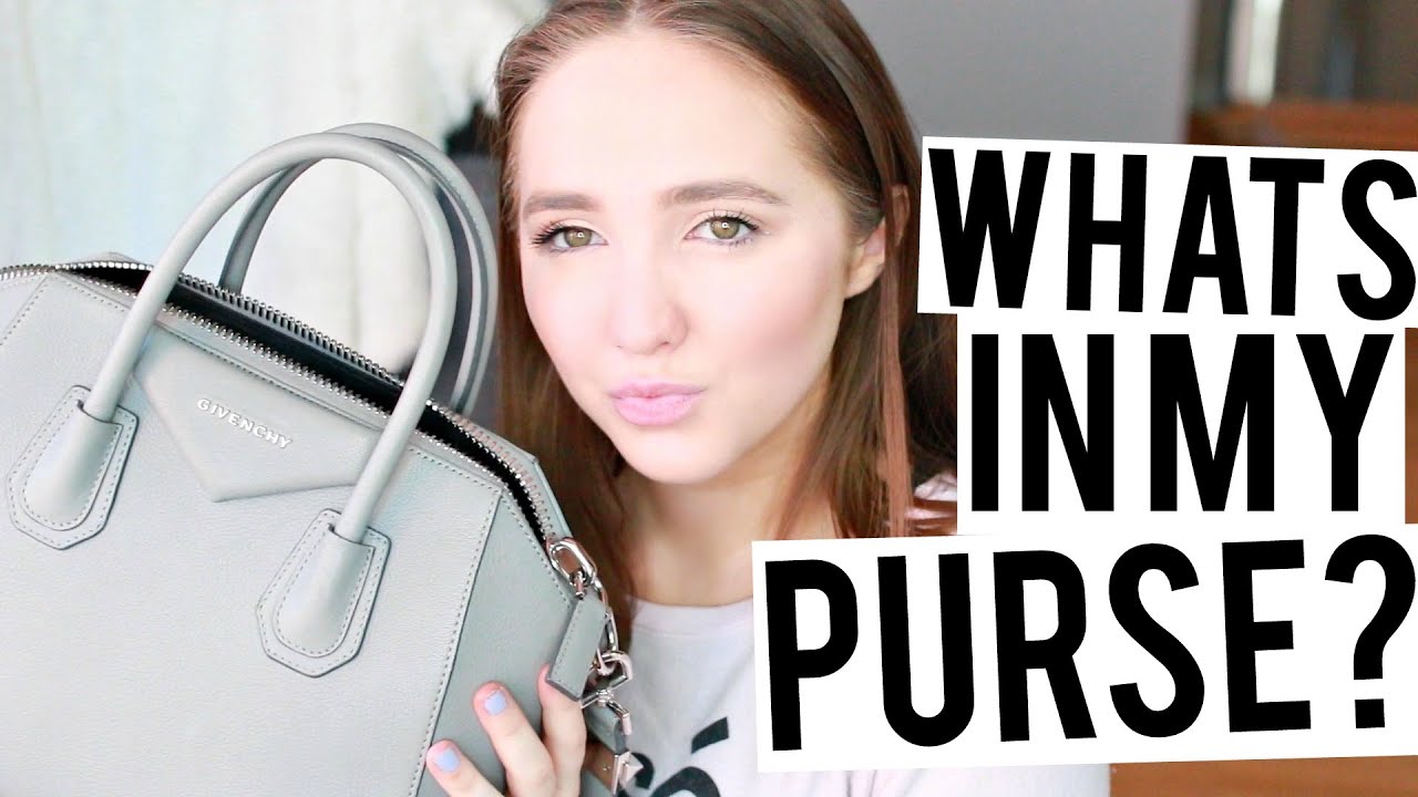 What's in My Purse? Givenchy Antigona | Kenzie Elizabeth
