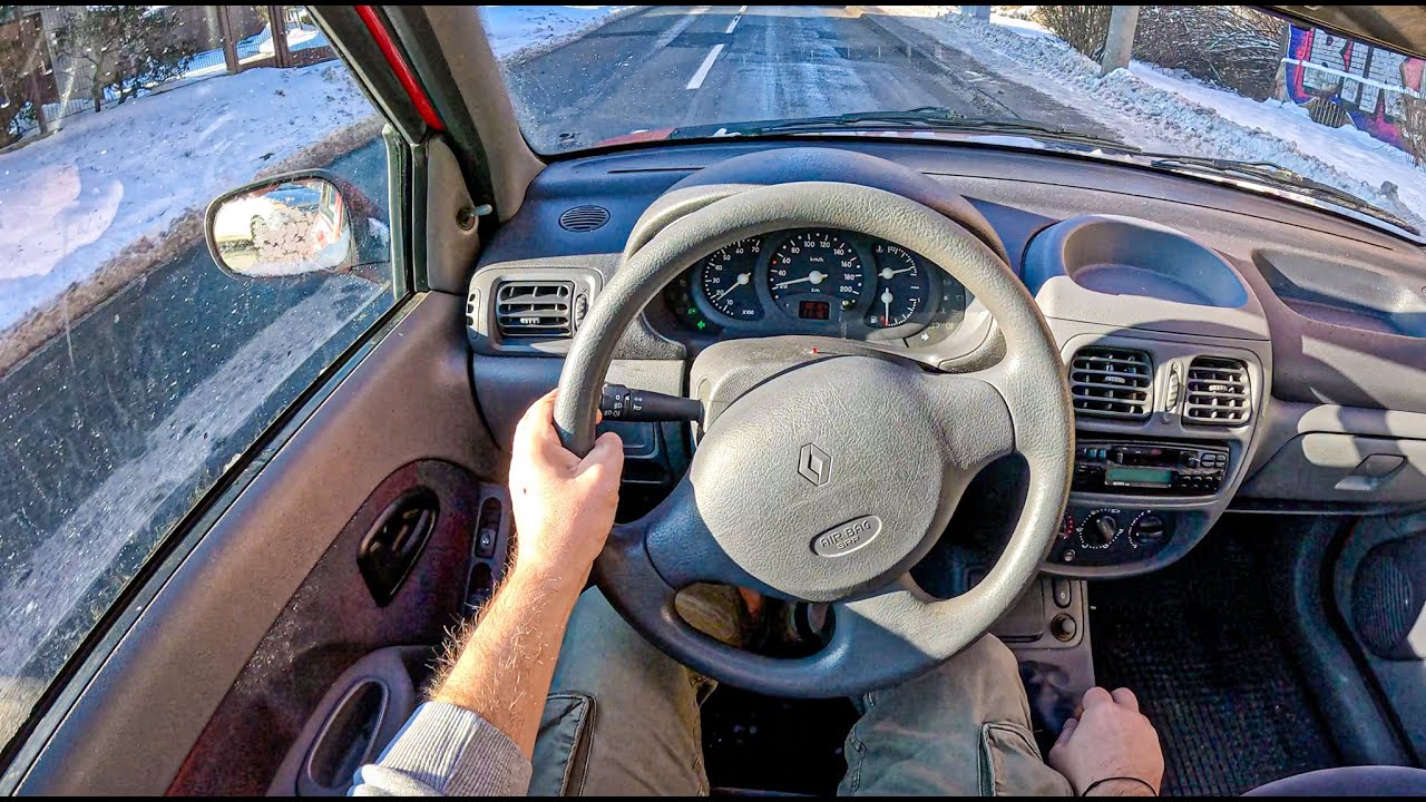 1998 Renault Clio II [1.4 75HP] |0-100| POV Test Drive #1938 Joe Black