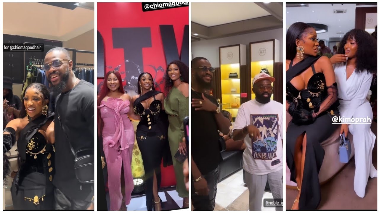 Veekee James,Liquorose,Erica Yemi cregx,Toolz,Kim Oprah,etc at CHIOMA IKOKU'S CHIOMAS CLOSET LAUNCH.