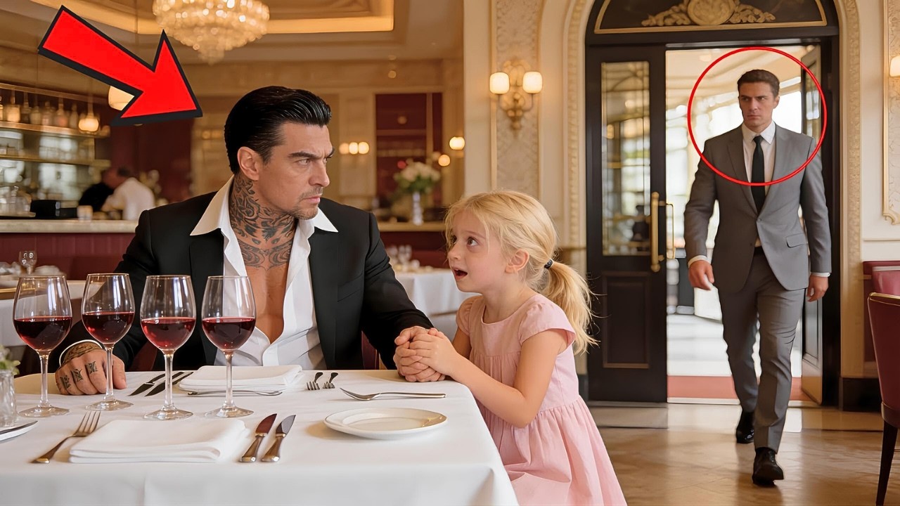„Bitte… tu so, als wärst du mein Vater“, sagte das kleine Mädchen – der Mafiaboss schockierte alle!