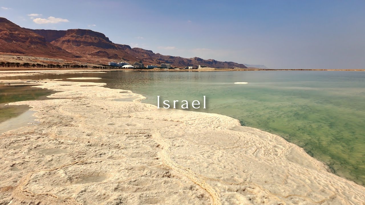 Salt Formations of the Dead Sea in Israel | 4K | Nature’s Surreal Beauty
