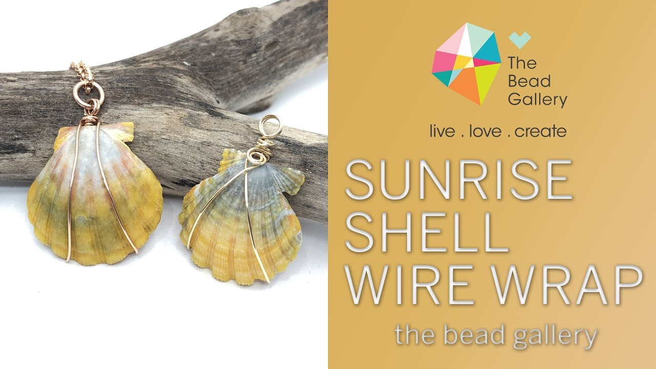 Мастер-класс по изготовлению подвески Sunrise Shell Wire Wrap в галерее Bead Gallery, Гонолулу