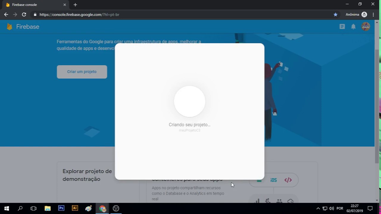 Utilizando Firebase no Construct  (parte 1)