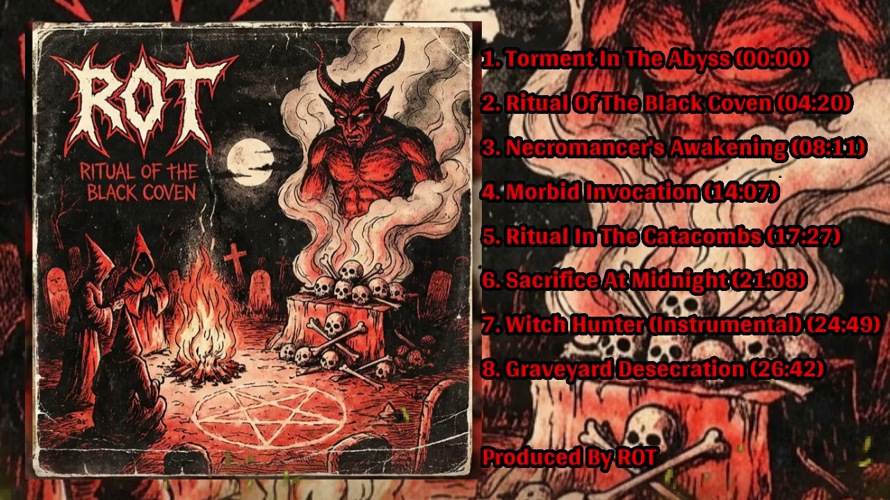 ROT'S Ritual Of The Black Coven | Raw 80s Brazilian Extreme Thrash (Morbid Visions Inspired Album🤟😎🤟