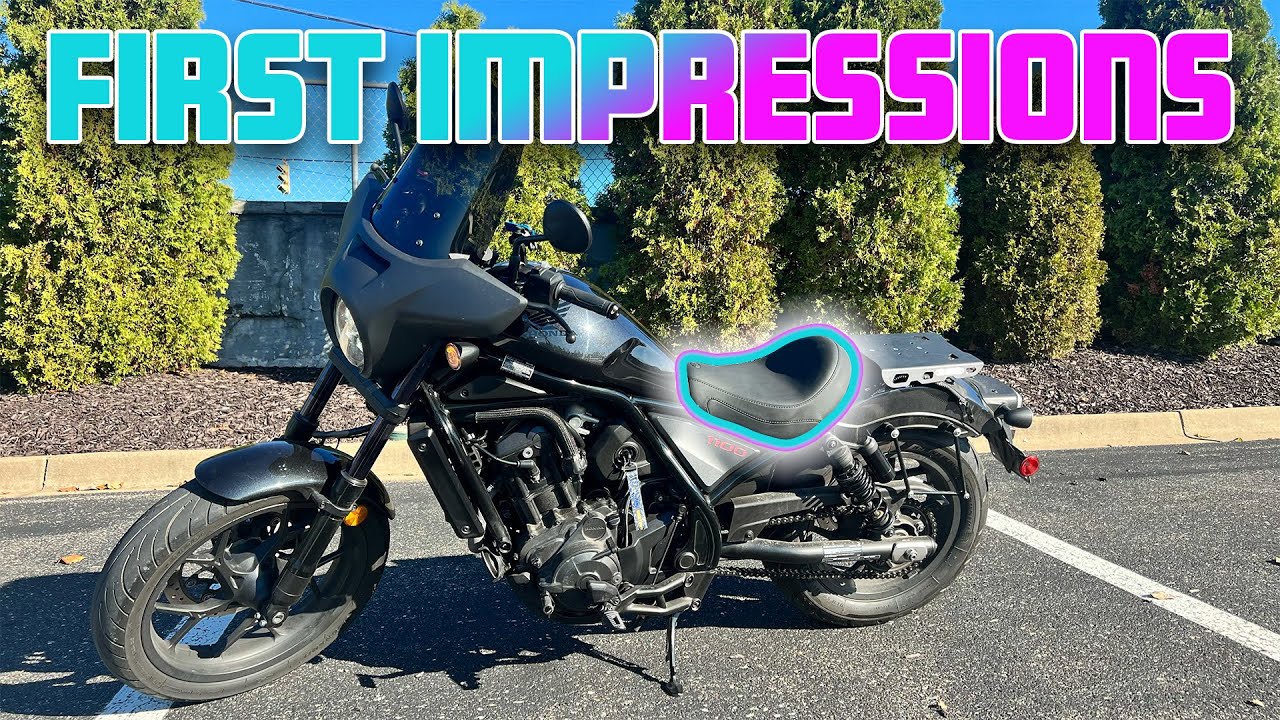 Rebel 1100 Mustang Seat First Impressions | Gustafsson Windscreen Test