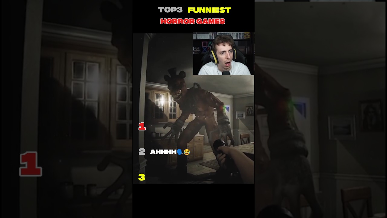 The Funniest Horror Game Reactions You Have to See! (Top 3)👻🗣️