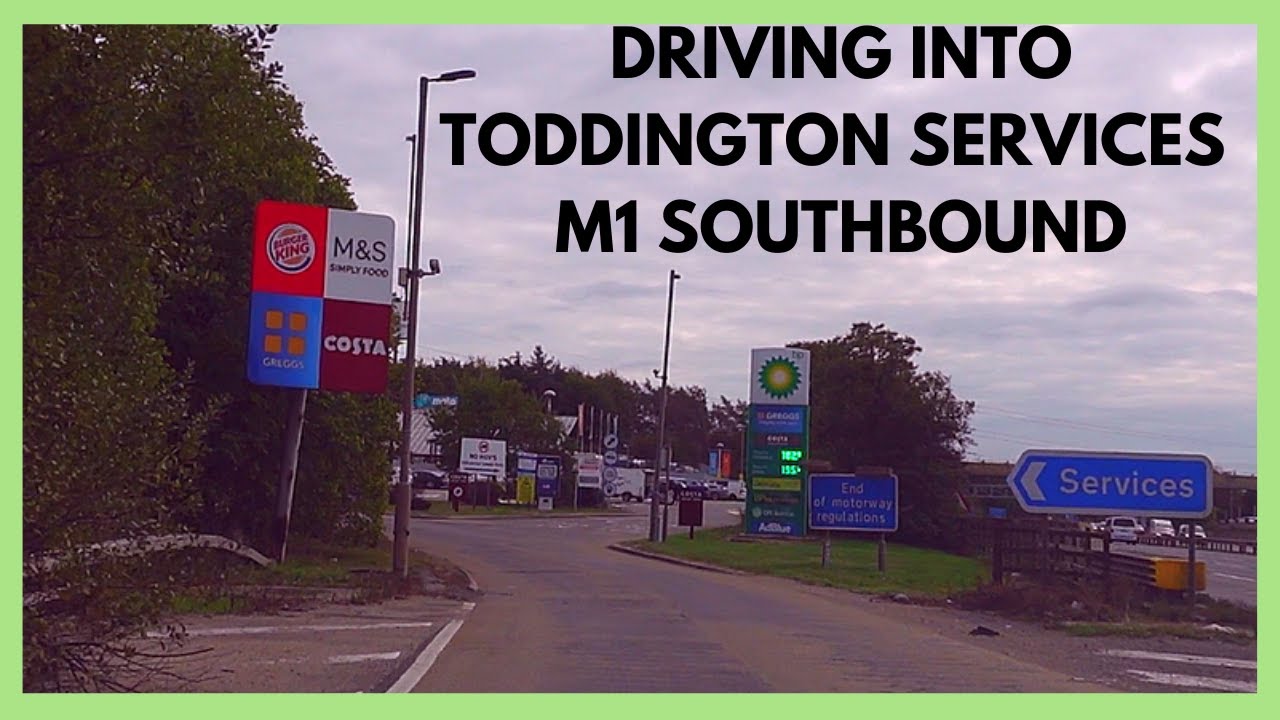 🚗⛽Driving to Toddington Services | M1 motorway | MOTO Service Station | Electric Vehicle Charging⛽🚗