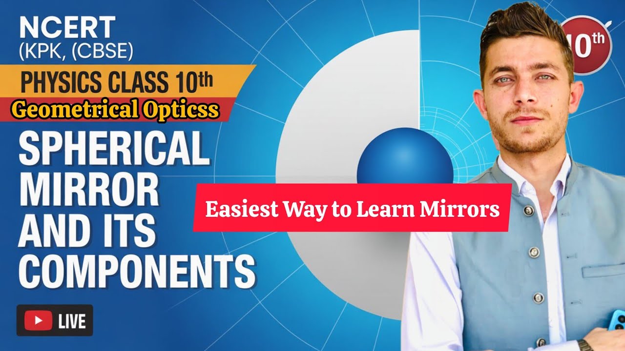 L:6| Spherical Mirror | Components of Spherical Mirror | Class 10 Physics Chapter Geometrical Optics