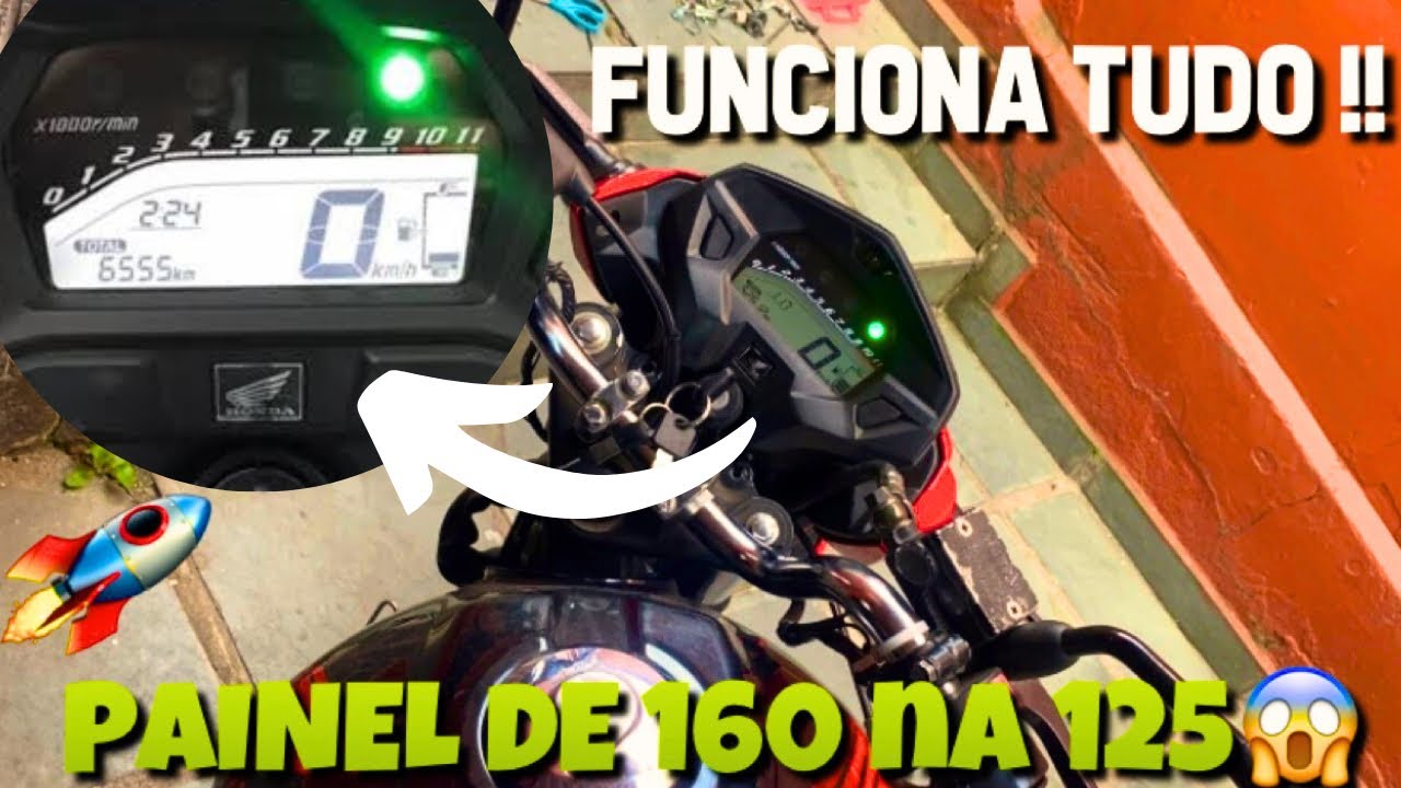 Como ligar o Painel da CG 160 na 125 ou 150