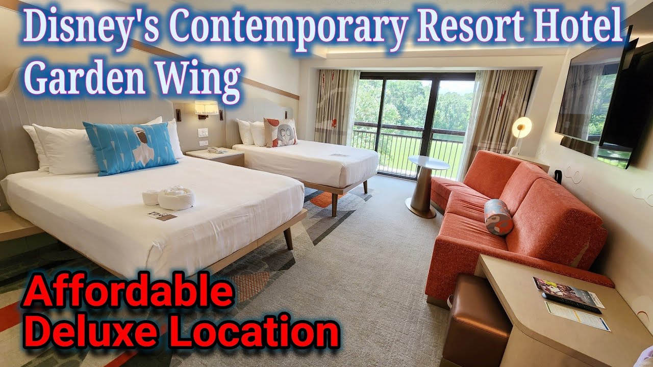 Disney's Contemporary Resort Hotel - Garden Wing Water View Room