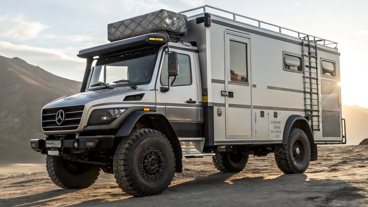 Внутри $980,000 Mercedes Unimog U 527 (2026) — Серебряный Король Без Дорог! 💪🚙 | Роскошь и Сила