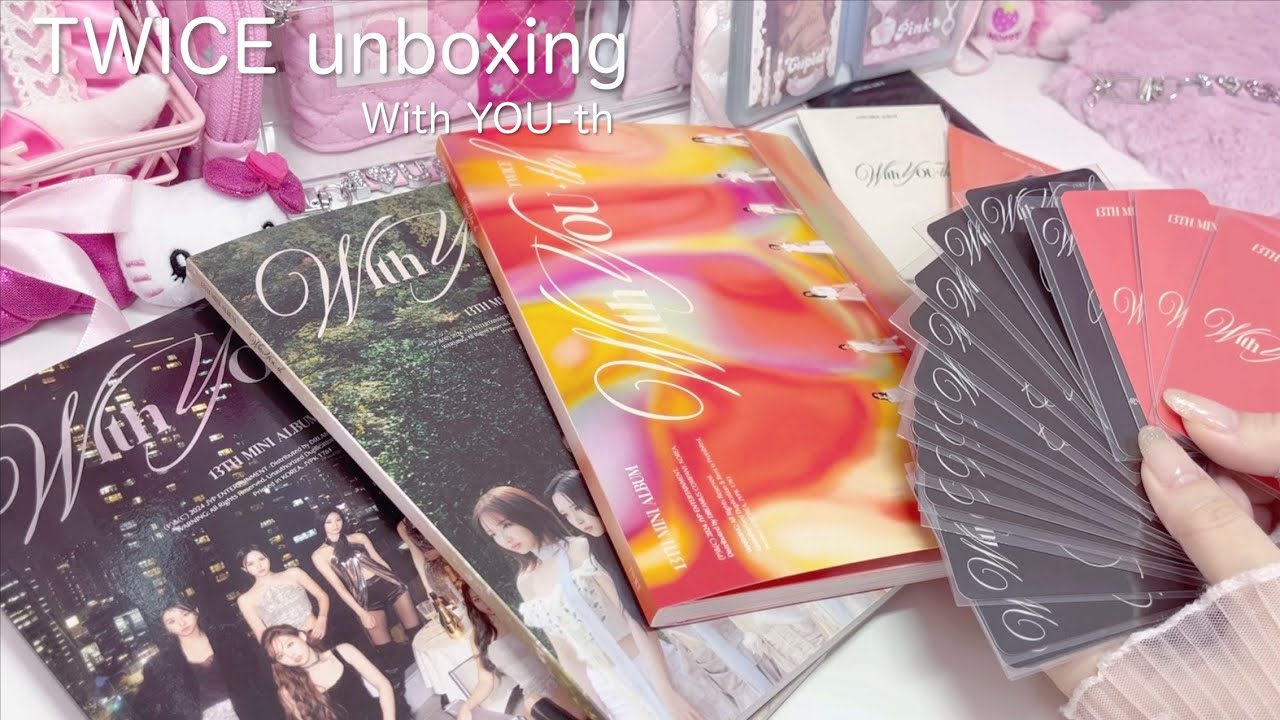トレカの数が良心的🫢TWICE 開封/With YOU-th/開封動画/アルバム開封【unboxing】