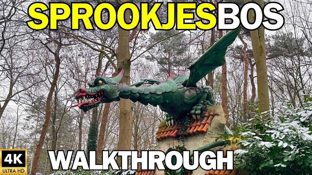 Efteling Walkthrough – Sprookjesbos Winter – 4K POV | 2026 🍄❄️✨